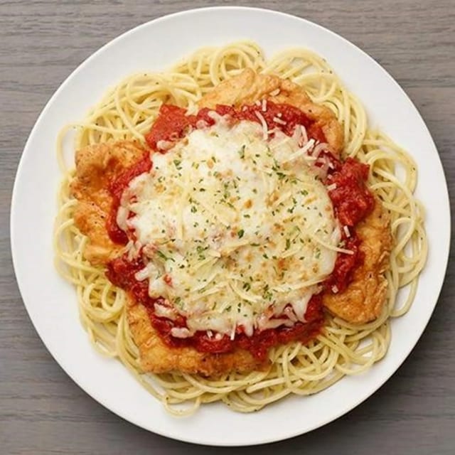 Chicken Parmigiana.