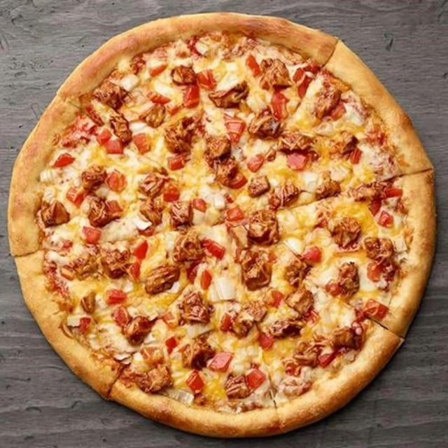 BBQ Chicken Pizza.