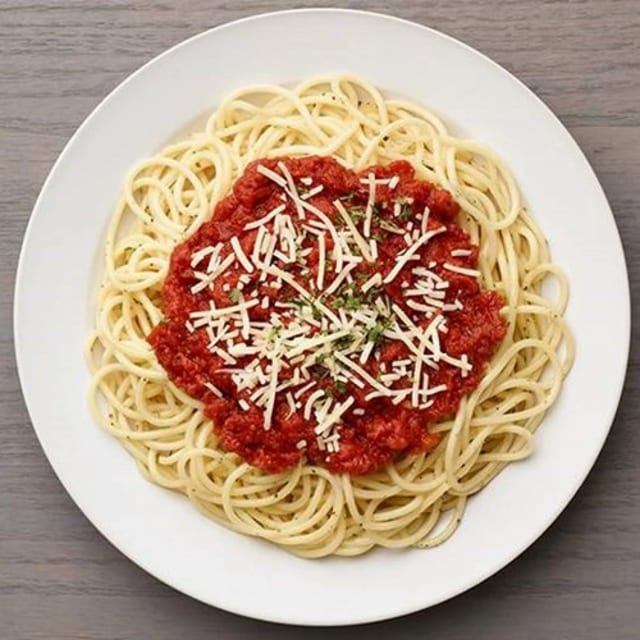 Spaghetti & Meat Sauce.